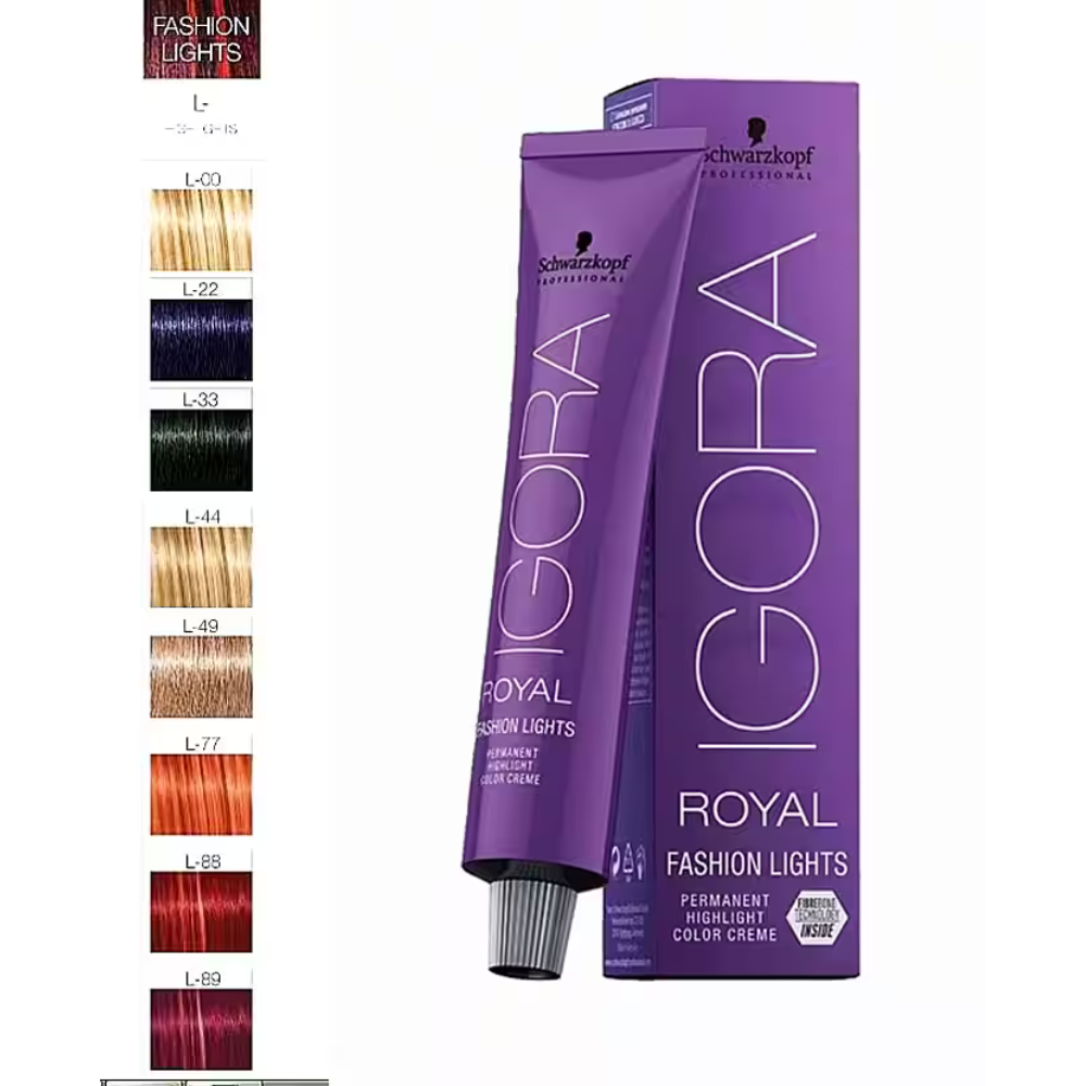 Tintes Igora Royal Highlifts fashion lights pasteles Schwarzkopf Professional - Coloración de alta definición duradera y