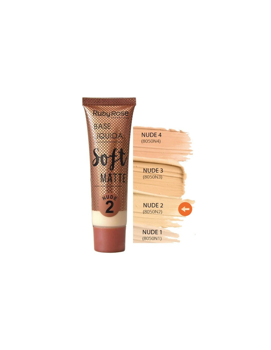 Base liquida Soft matte - Ruby rose
